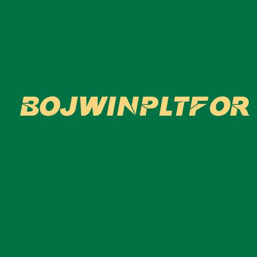 Logo da BOJWINPLTFOR